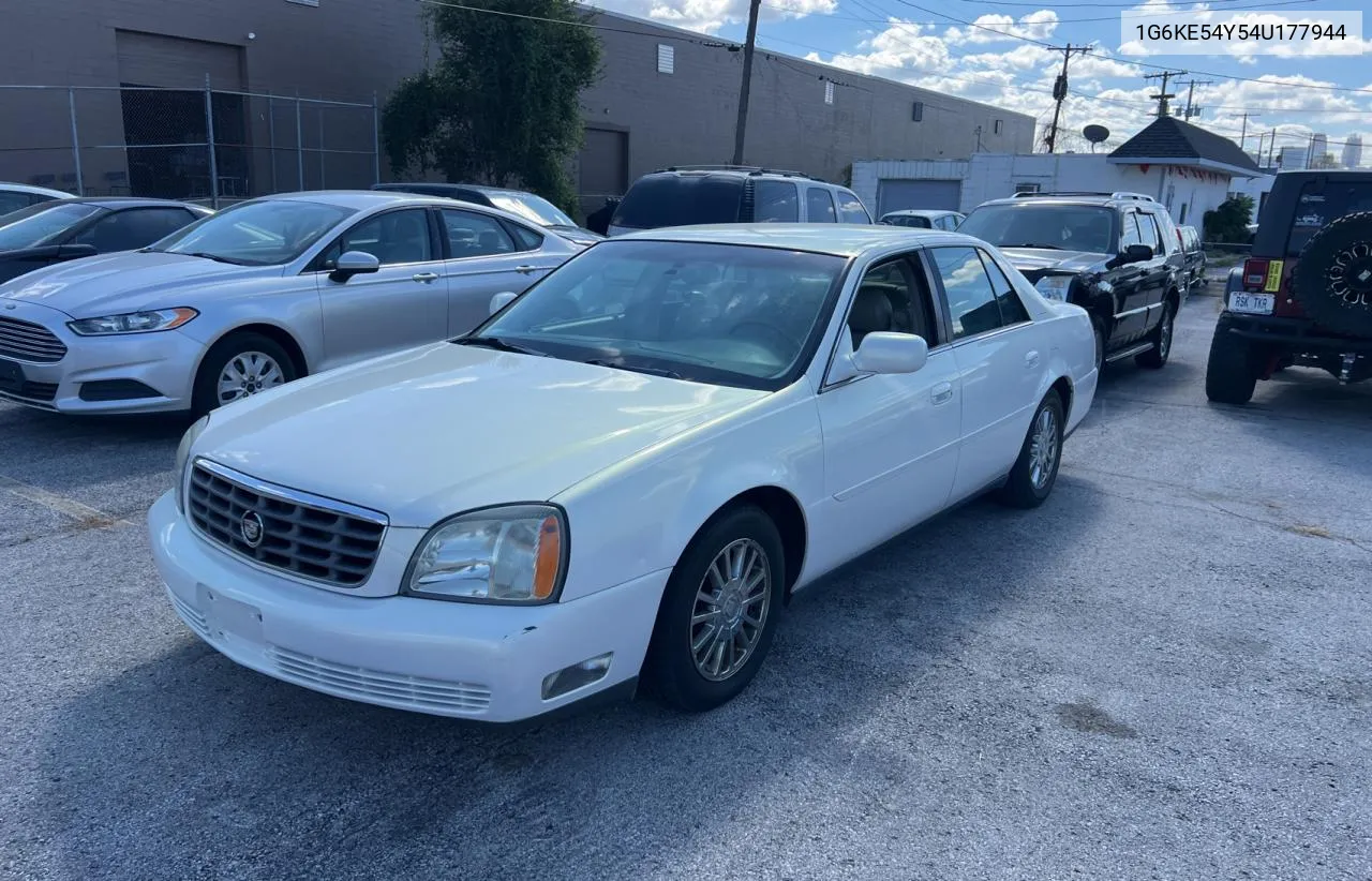 2004 Cadillac Deville Dhs VIN: 1G6KE54Y54U177944 Lot: 74019704