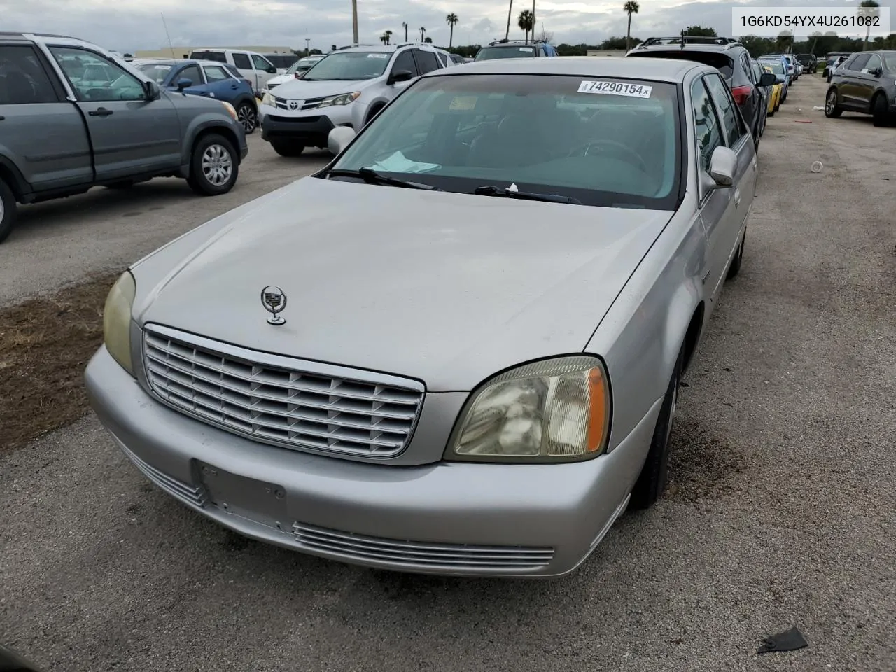 2004 Cadillac Deville VIN: 1G6KD54YX4U261082 Lot: 74290154