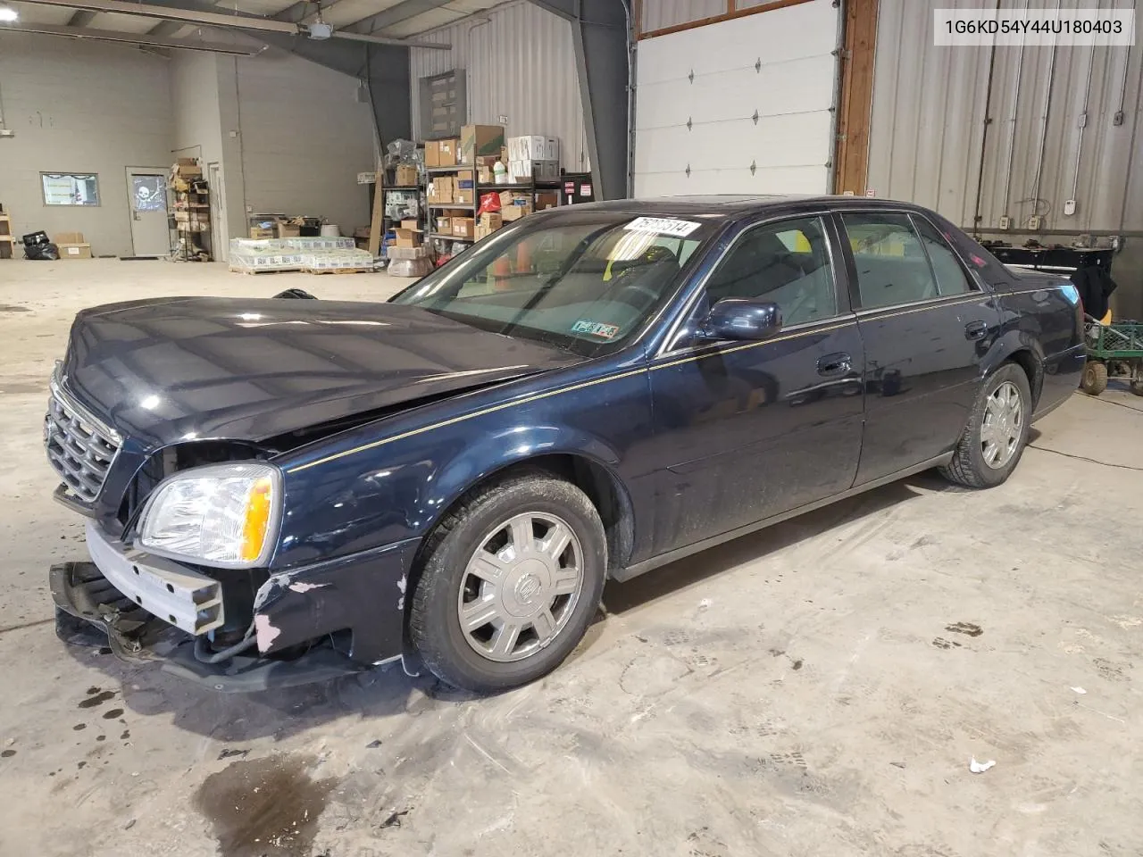 2004 Cadillac Deville VIN: 1G6KD54Y44U180403 Lot: 75283514