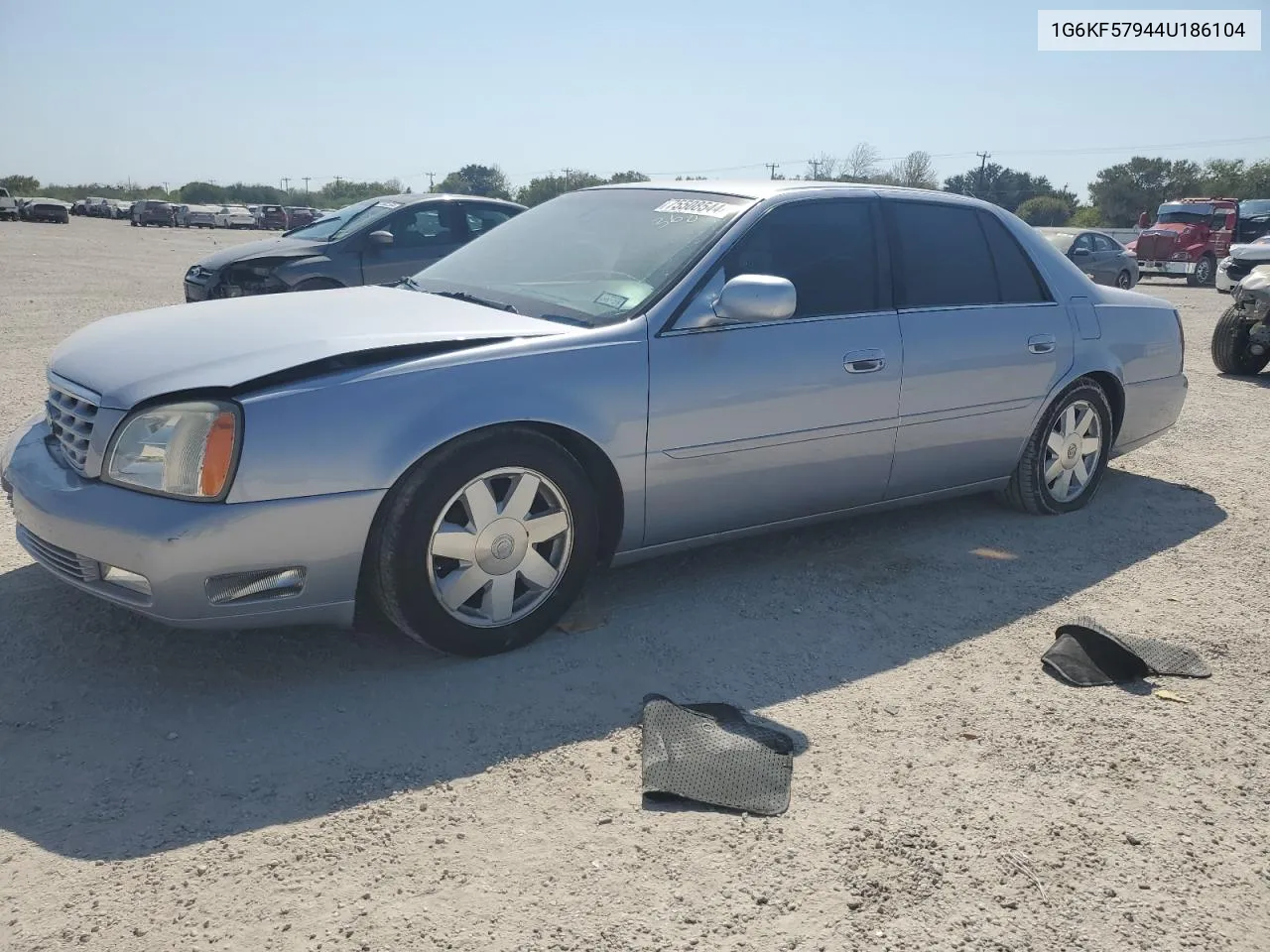 2004 Cadillac Deville Dts VIN: 1G6KF57944U186104 Lot: 75508544