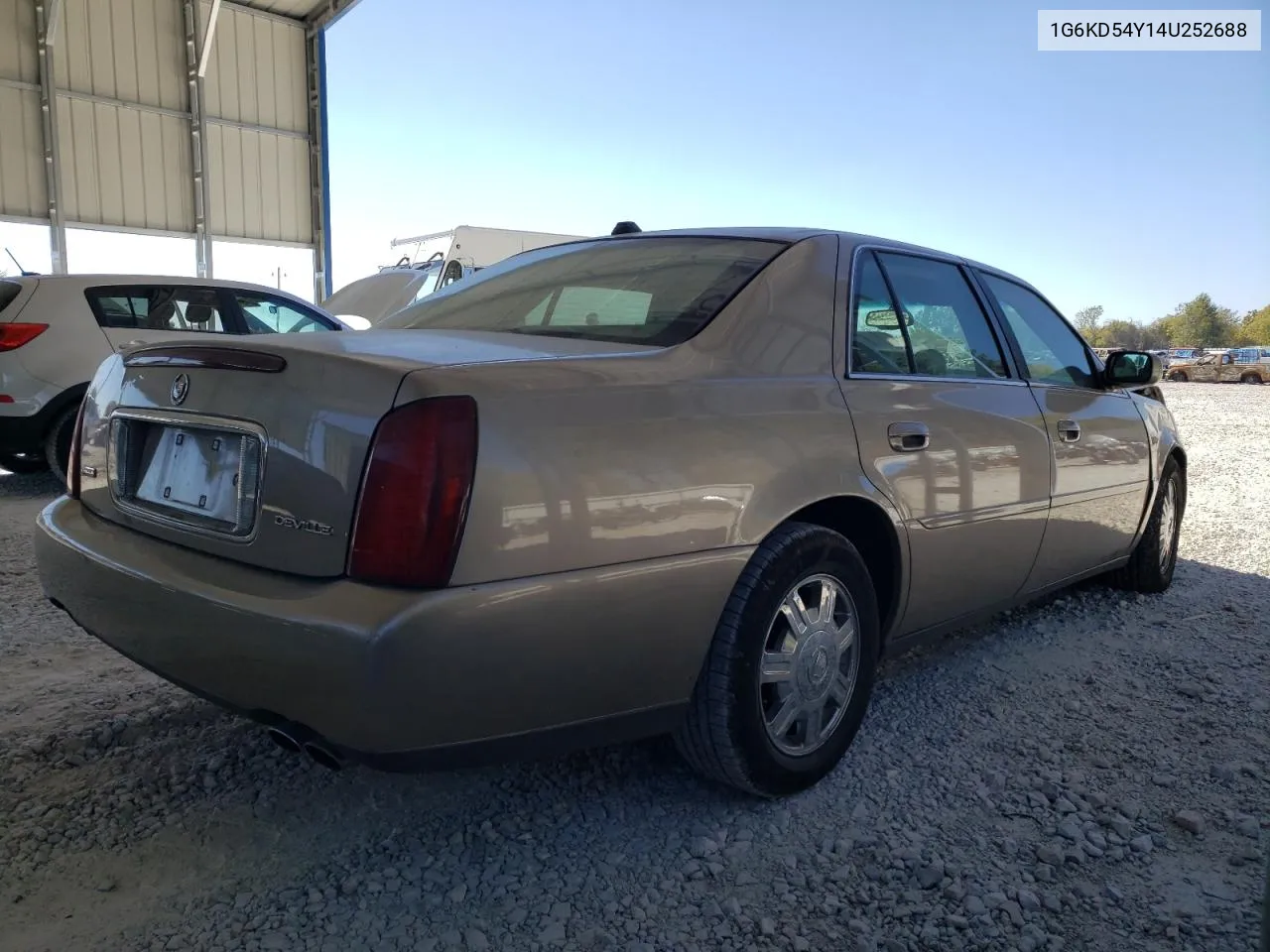 2004 Cadillac Deville VIN: 1G6KD54Y14U252688 Lot: 78044504