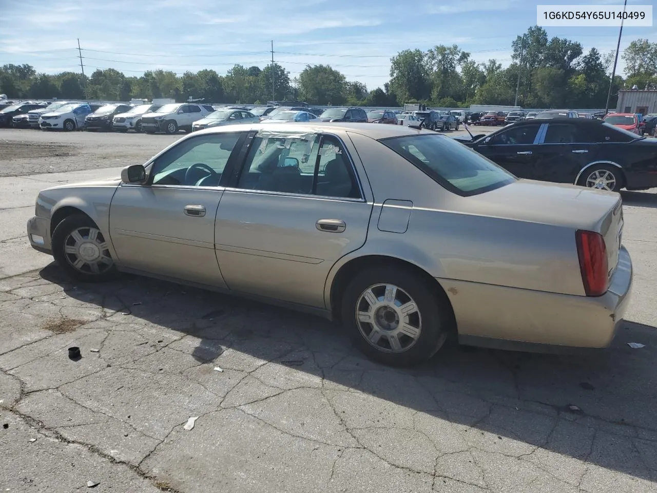 2005 Cadillac Deville VIN: 1G6KD54Y65U140499 Lot: 69847664