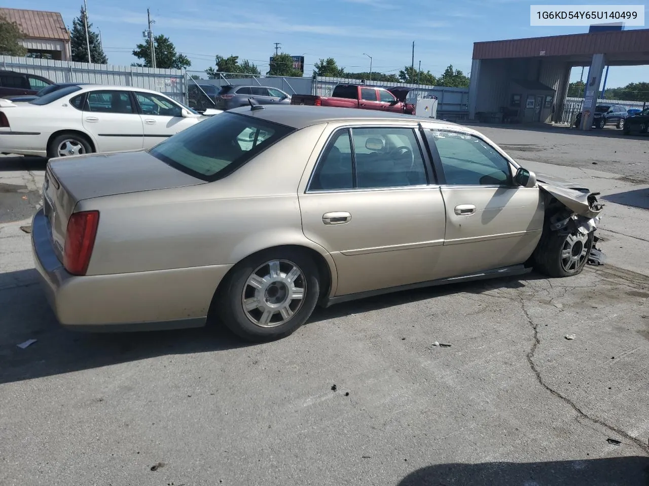 2005 Cadillac Deville VIN: 1G6KD54Y65U140499 Lot: 69847664