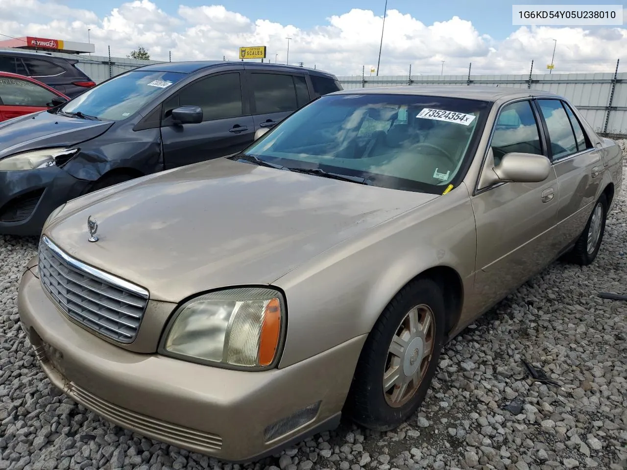 2005 Cadillac Deville VIN: 1G6KD54Y05U238010 Lot: 73524354