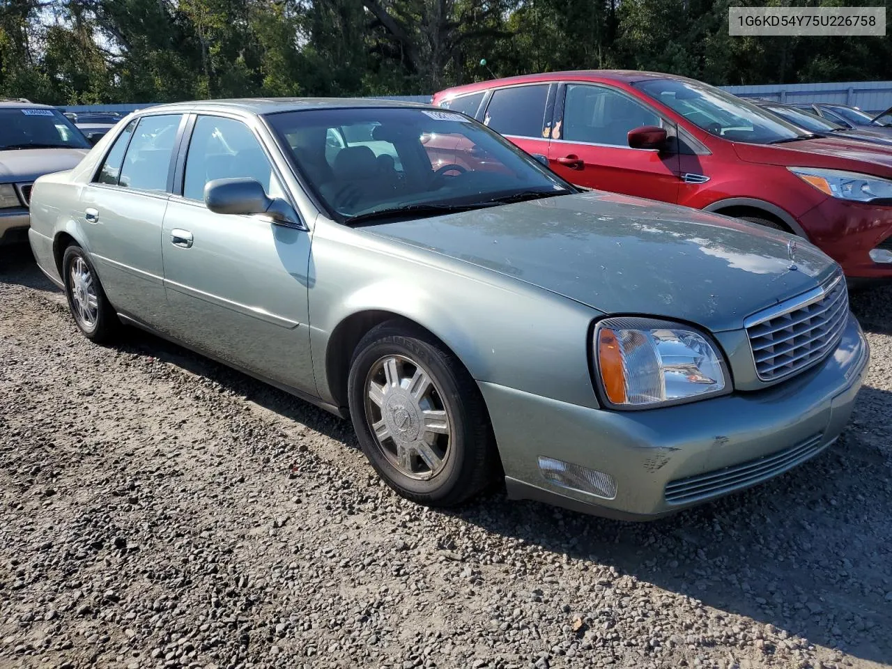 2005 Cadillac Deville VIN: 1G6KD54Y75U226758 Lot: 73821774