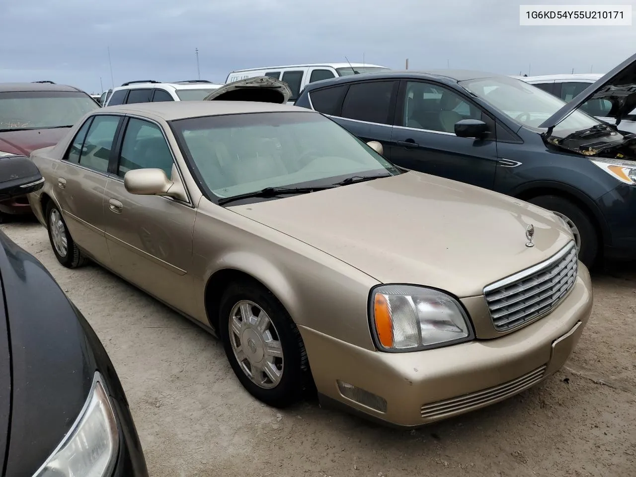 2005 Cadillac Deville VIN: 1G6KD54Y55U210171 Lot: 74743724