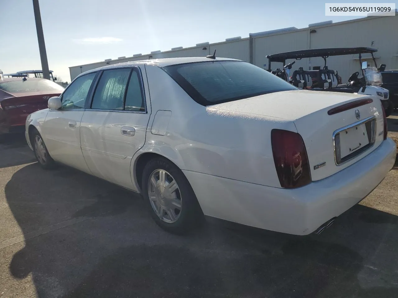 2005 Cadillac Deville VIN: 1G6KD54Y65U119099 Lot: 74988654