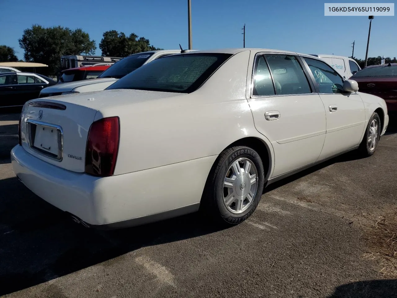 2005 Cadillac Deville VIN: 1G6KD54Y65U119099 Lot: 74988654