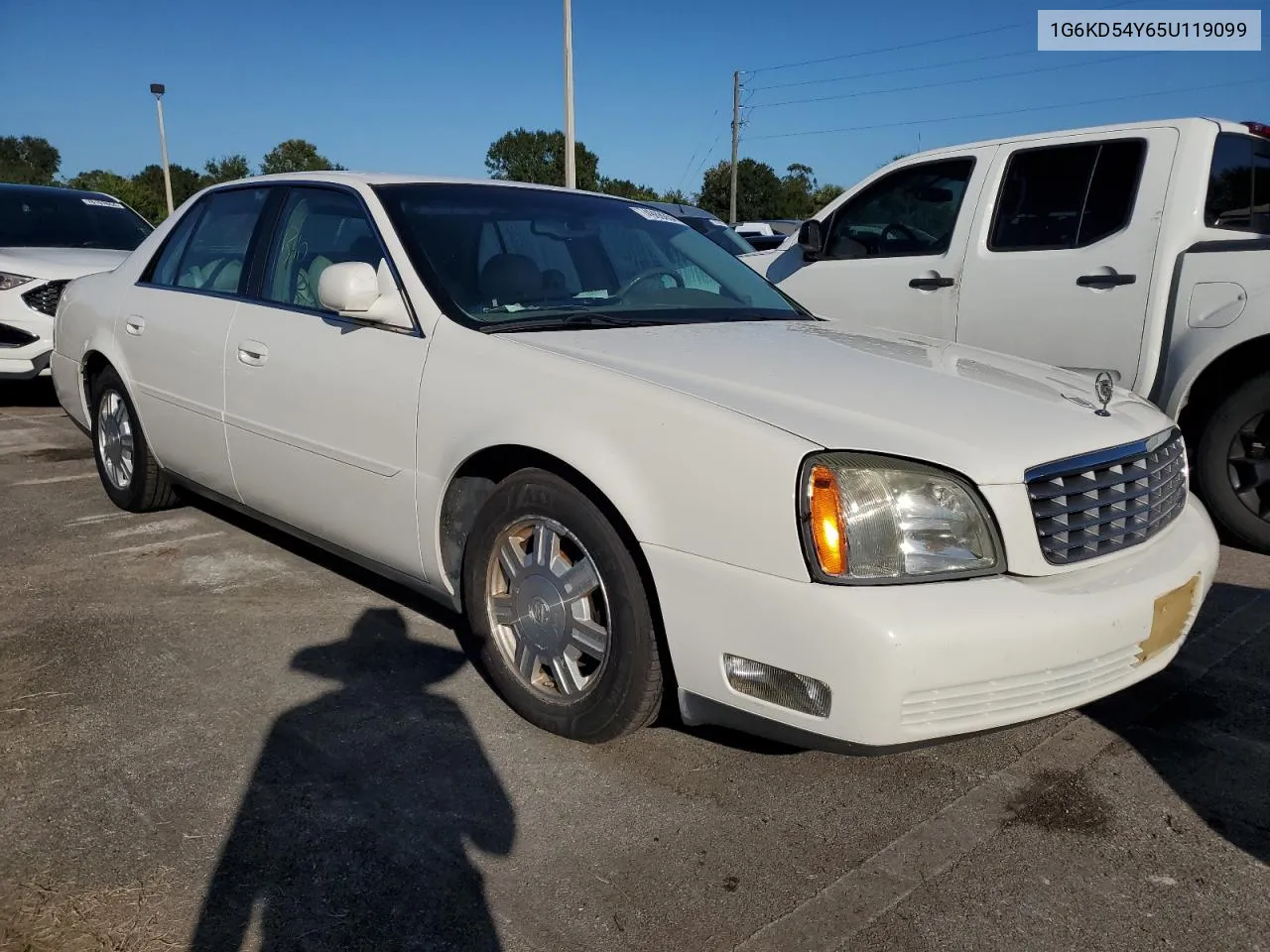 2005 Cadillac Deville VIN: 1G6KD54Y65U119099 Lot: 74988654