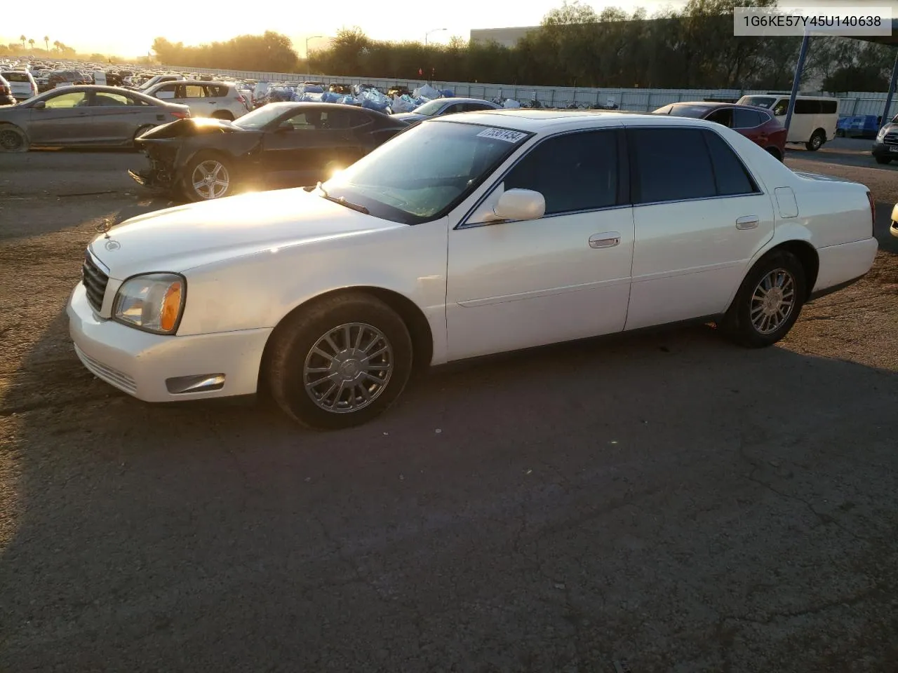 2005 Cadillac Deville Dhs VIN: 1G6KE57Y45U140638 Lot: 75361454