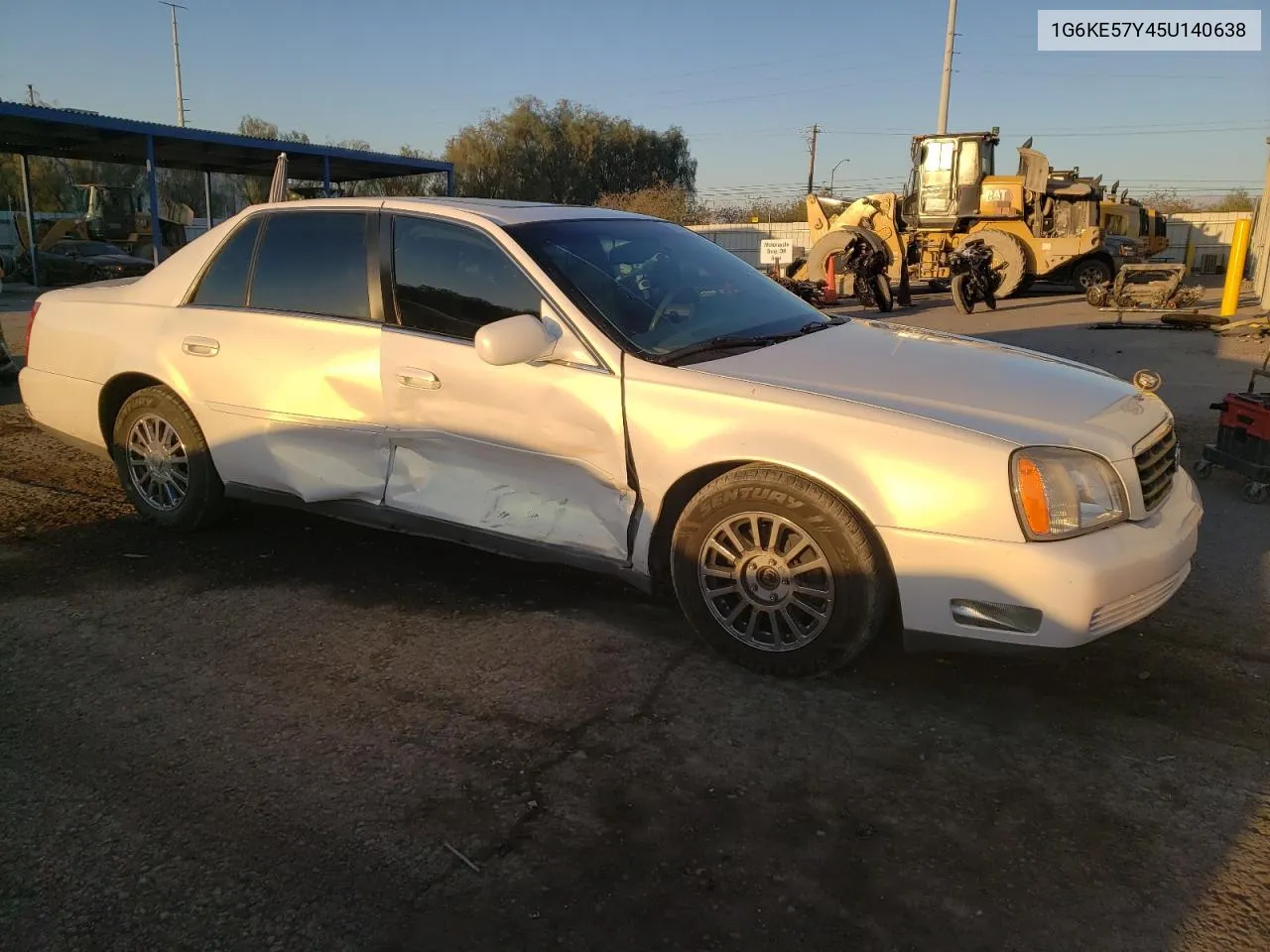 2005 Cadillac Deville Dhs VIN: 1G6KE57Y45U140638 Lot: 75361454