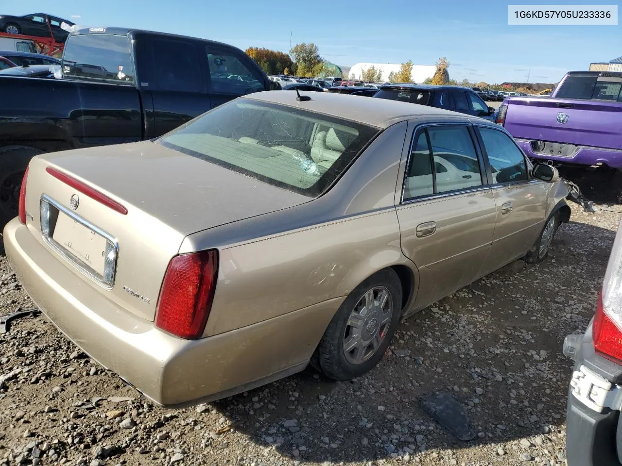 2005 Cadillac Deville VIN: 1G6KD57Y05U233336 Lot: 75392004