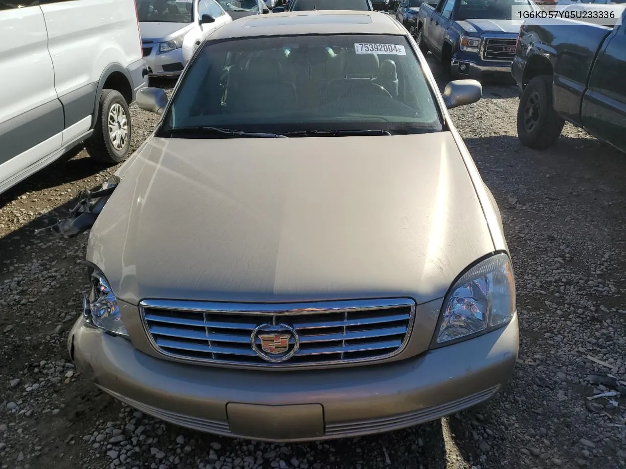 2005 Cadillac Deville VIN: 1G6KD57Y05U233336 Lot: 75392004