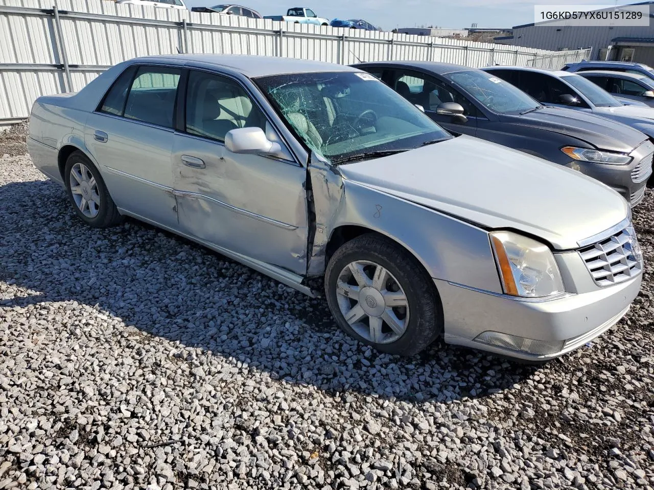 2006 Cadillac Dts VIN: 1G6KD57YX6U151289 Lot: 44758824