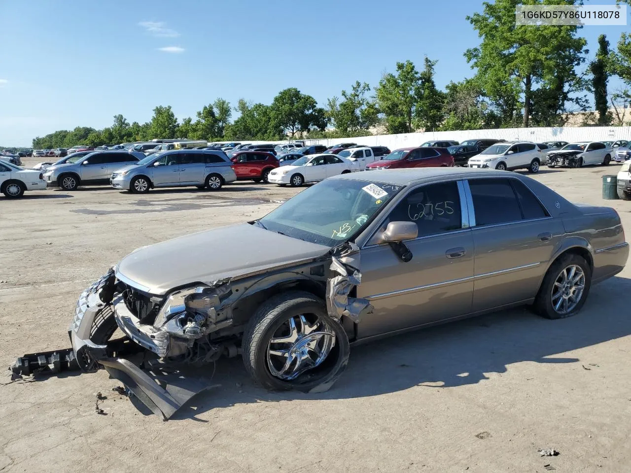 2006 Cadillac Dts VIN: 1G6KD57Y86U118078 Lot: 59094954