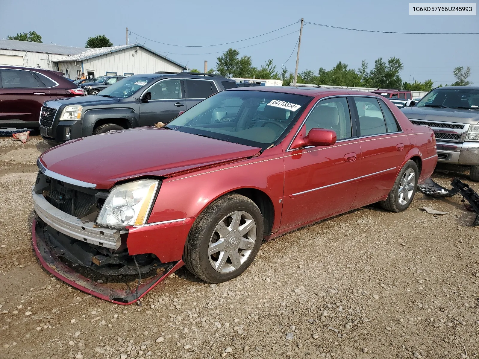 2006 Cadillac Dts VIN: 1G6KD57Y66U245993 Lot: 64113354