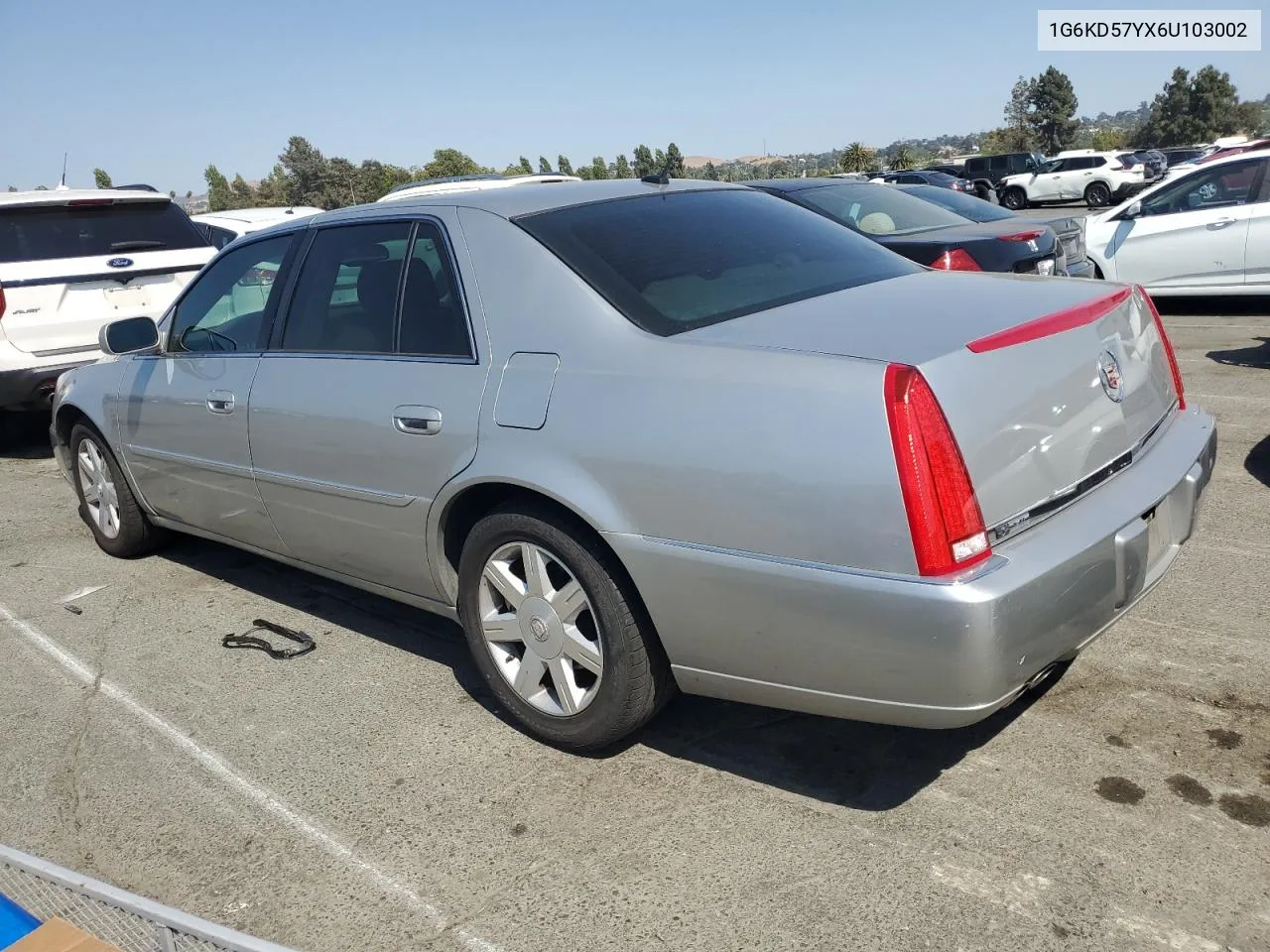 2006 Cadillac Dts VIN: 1G6KD57YX6U103002 Lot: 64530224