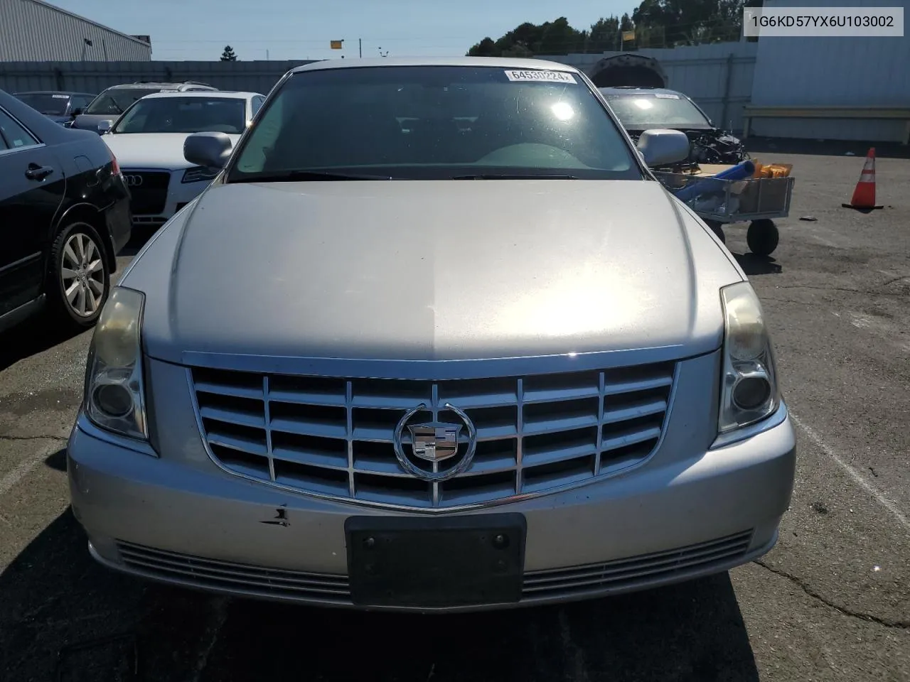 2006 Cadillac Dts VIN: 1G6KD57YX6U103002 Lot: 64530224