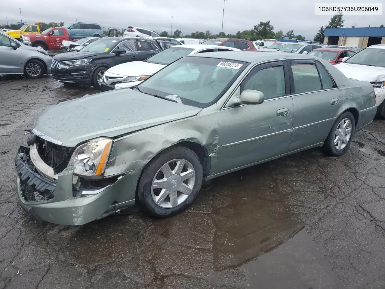 2006 Cadillac Dts VIN: 1G6KD57Y36U206049 Lot: 65885274