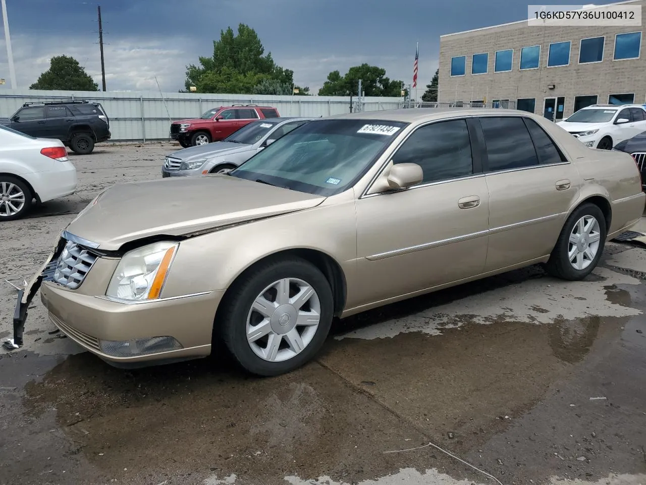 2006 Cadillac Dts VIN: 1G6KD57Y36U100412 Lot: 67921434