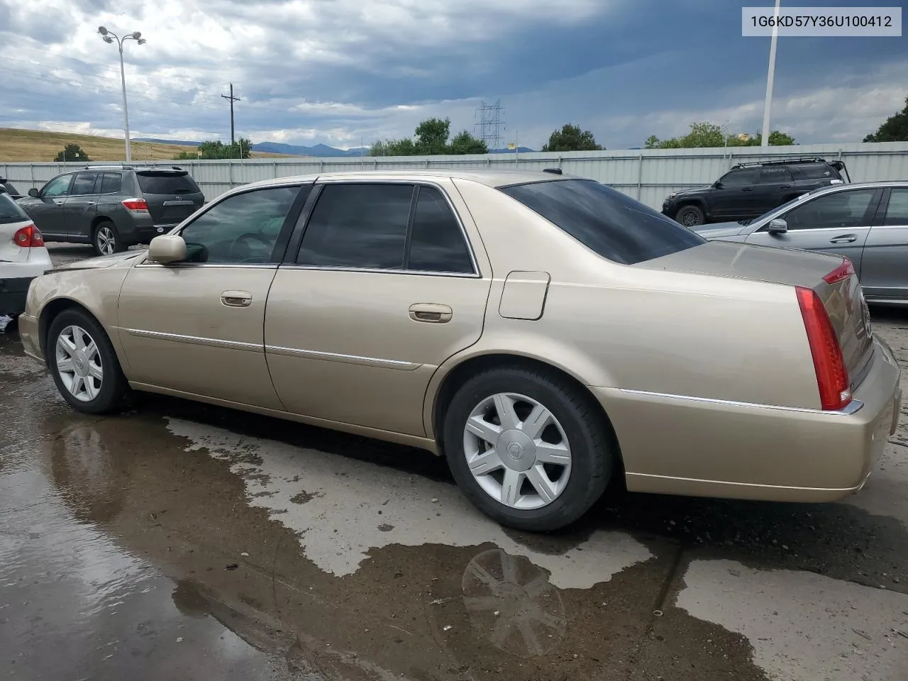 2006 Cadillac Dts VIN: 1G6KD57Y36U100412 Lot: 67921434