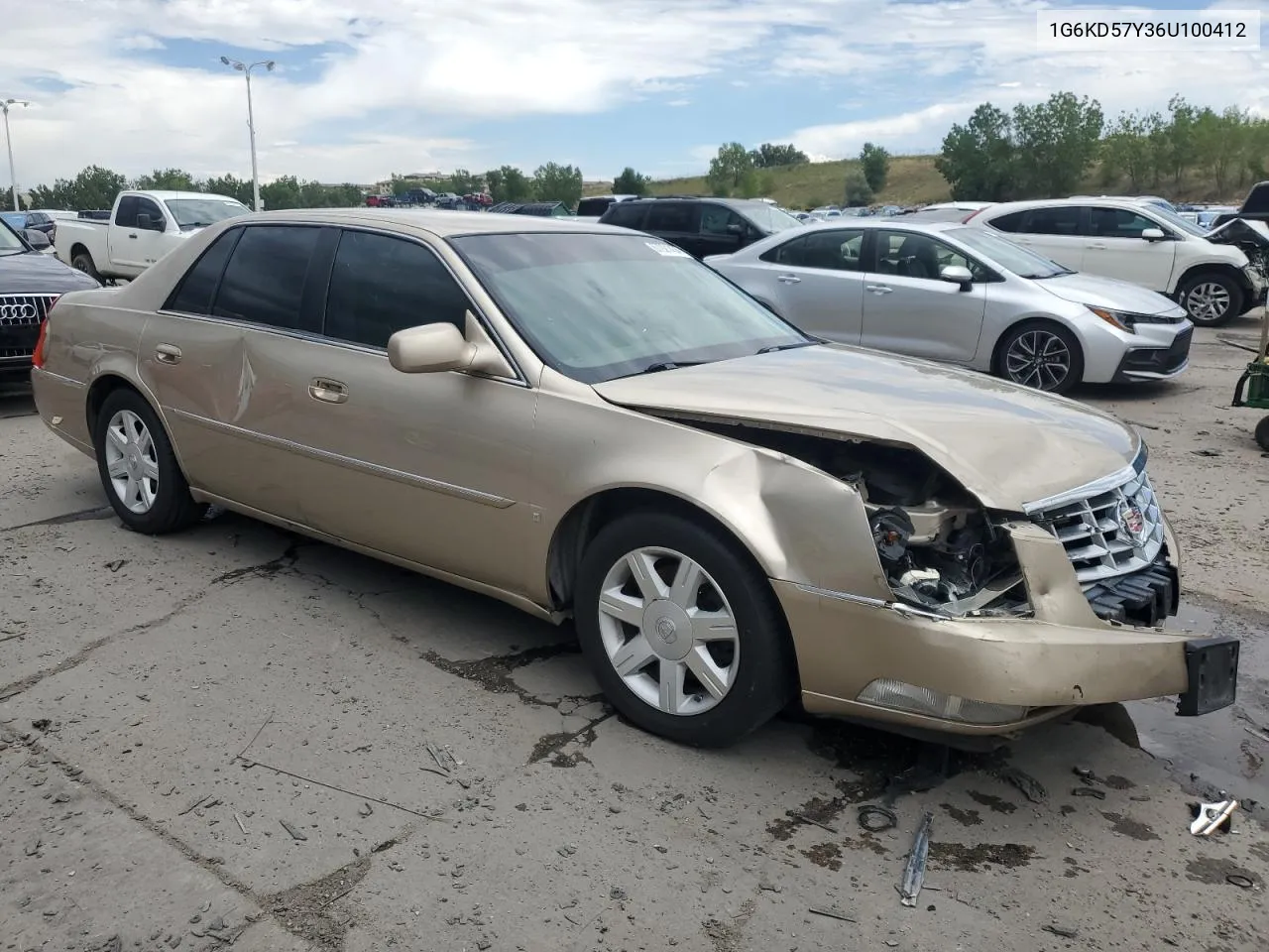 2006 Cadillac Dts VIN: 1G6KD57Y36U100412 Lot: 67921434