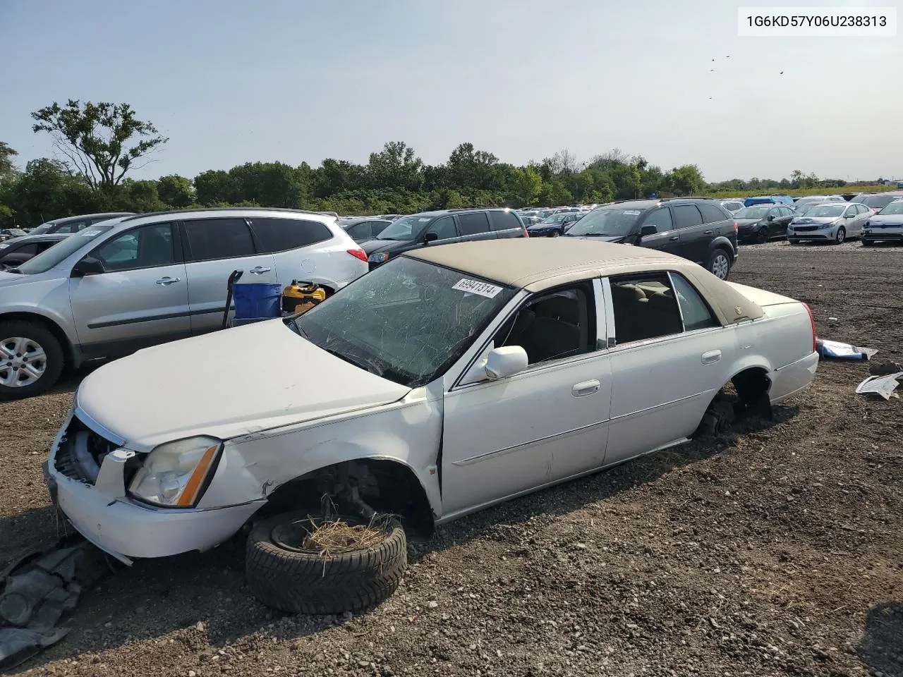 2006 Cadillac Dts VIN: 1G6KD57Y06U238313 Lot: 69941314