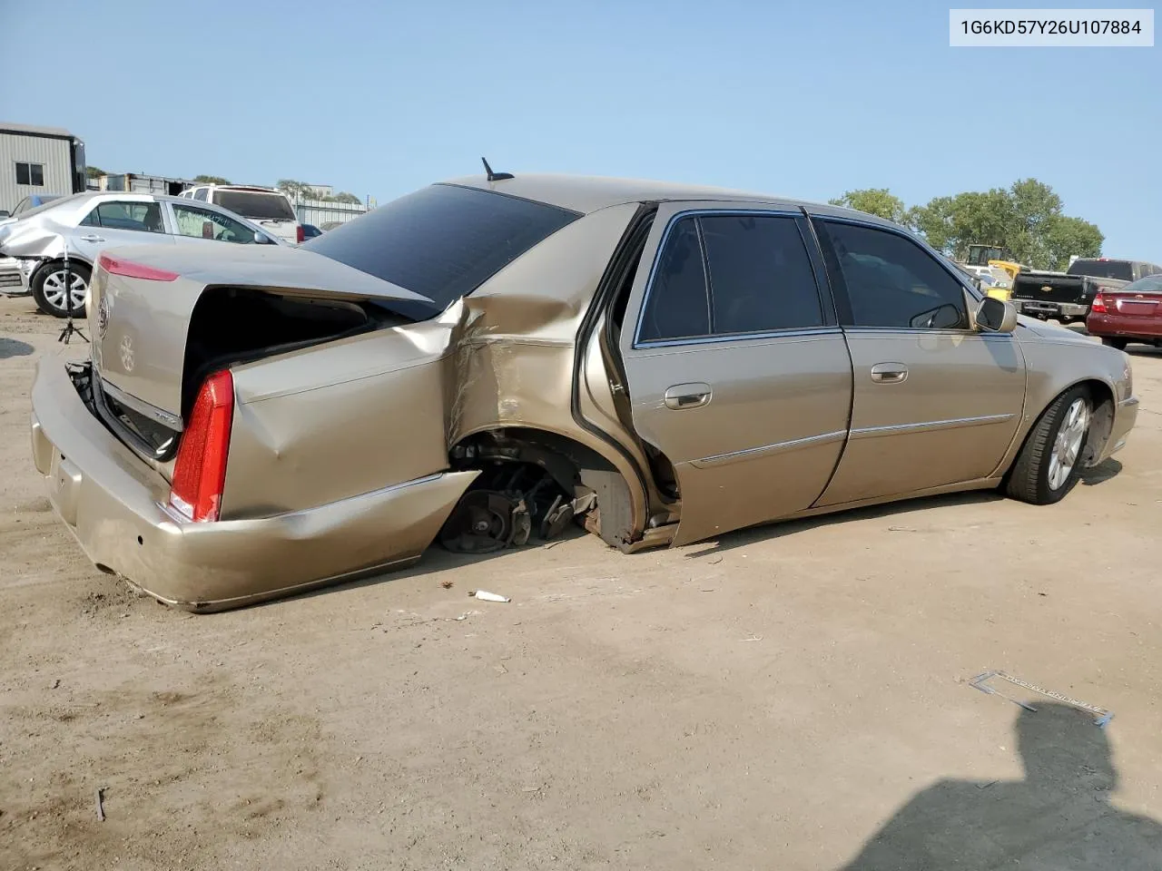 2006 Cadillac Dts VIN: 1G6KD57Y26U107884 Lot: 70898704