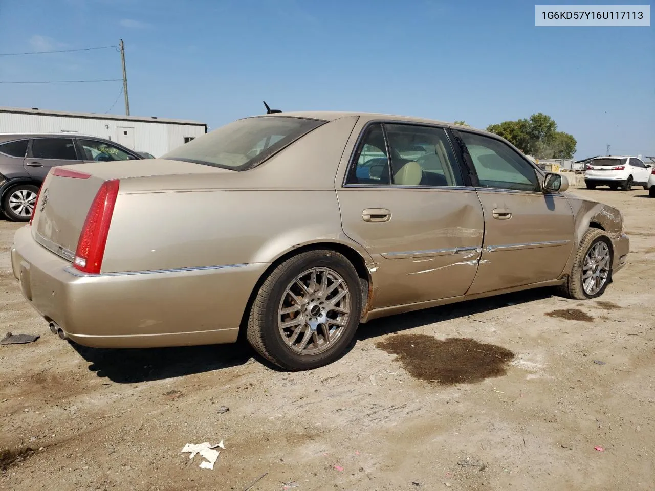 1G6KD57Y16U117113 2006 Cadillac Dts