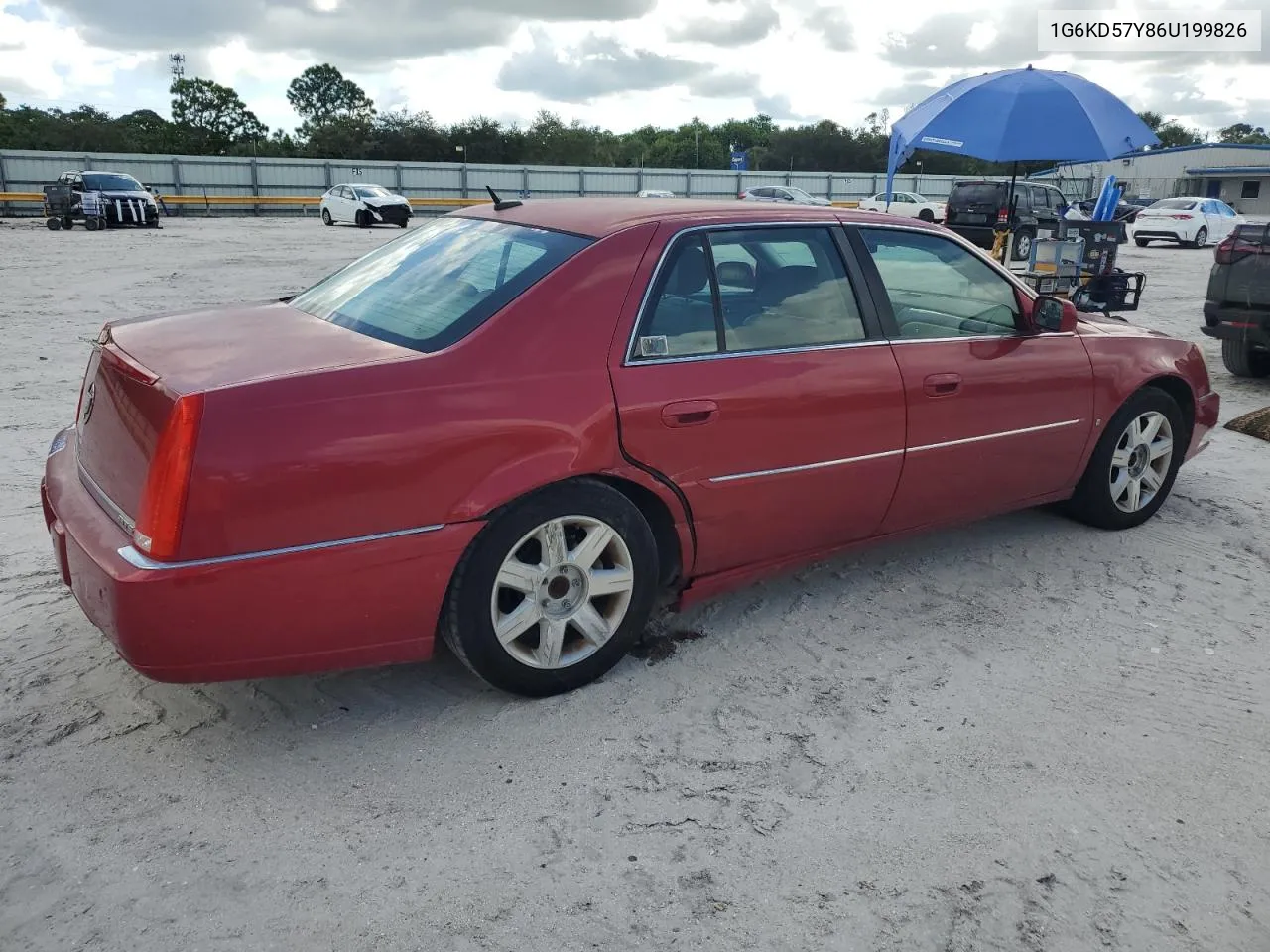 2006 Cadillac Dts VIN: 1G6KD57Y86U199826 Lot: 71582074