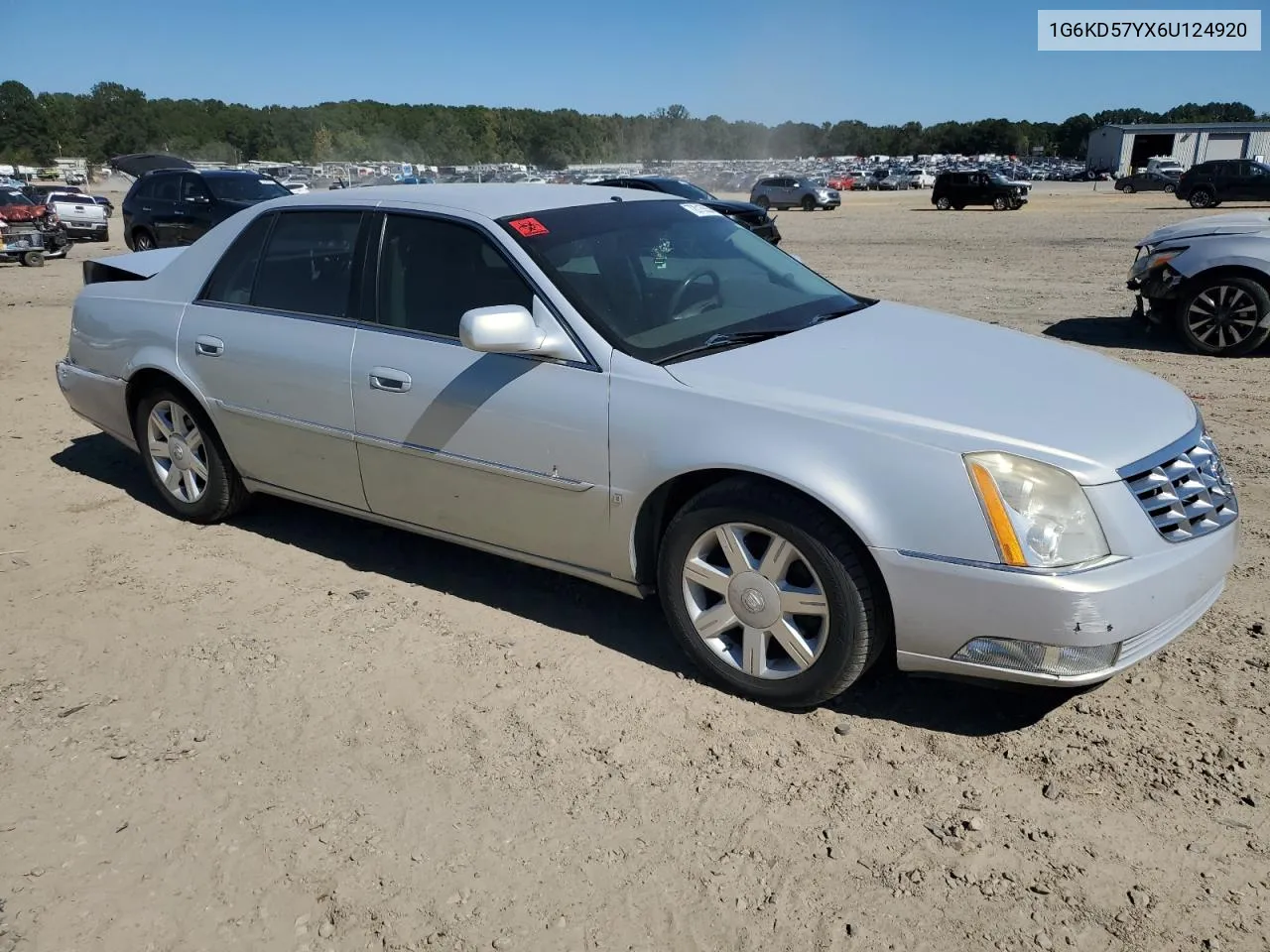 2006 Cadillac Dts VIN: 1G6KD57YX6U124920 Lot: 72015554