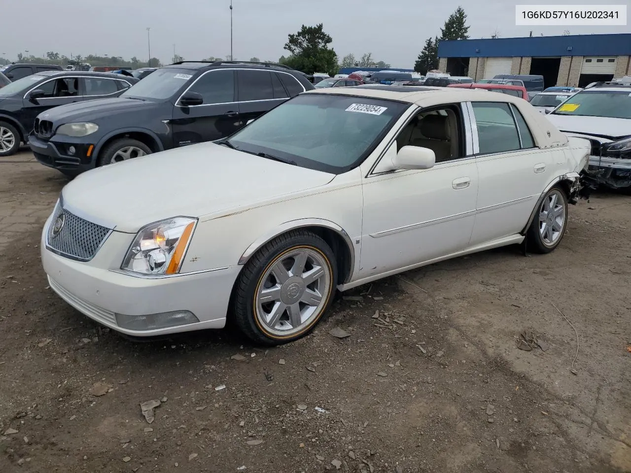 2006 Cadillac Dts VIN: 1G6KD57Y16U202341 Lot: 73229054