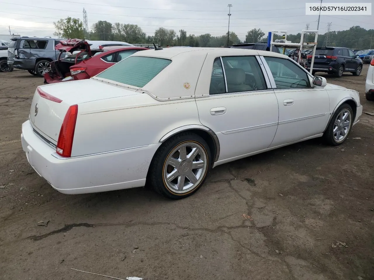 2006 Cadillac Dts VIN: 1G6KD57Y16U202341 Lot: 73229054