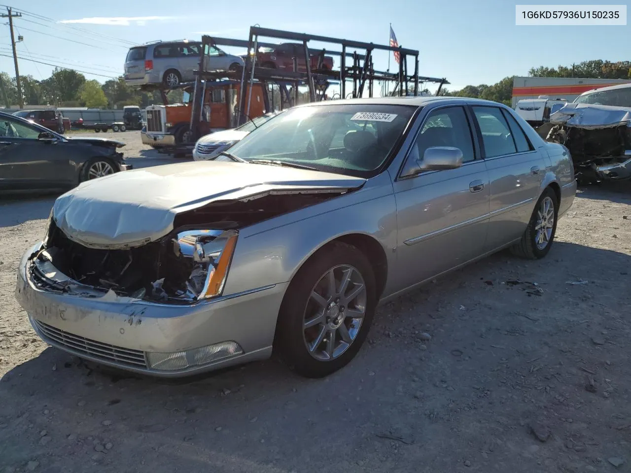 2006 Cadillac Dts VIN: 1G6KD57936U150235 Lot: 73696634