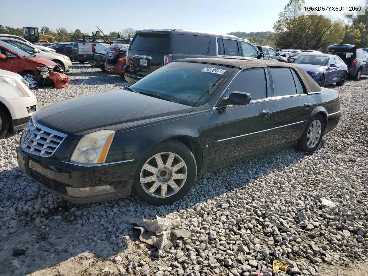 2006 Cadillac Dts VIN: 1G6KD57YX6U112069 Lot: 74899414