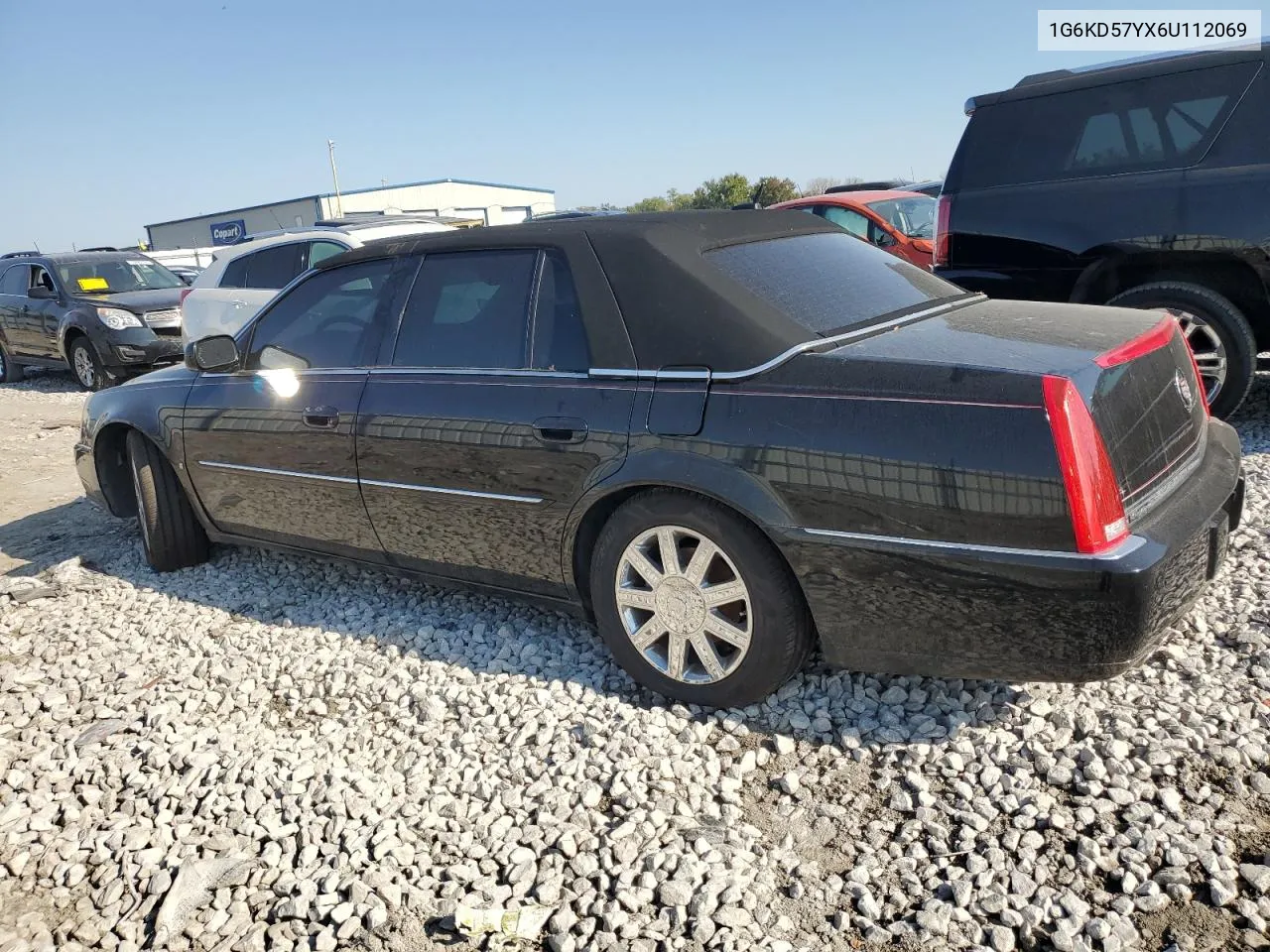 2006 Cadillac Dts VIN: 1G6KD57YX6U112069 Lot: 74899414