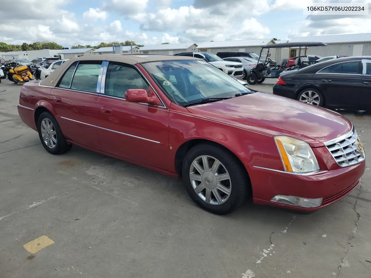 2006 Cadillac Dts VIN: 1G6KD57Y06U202234 Lot: 75352534