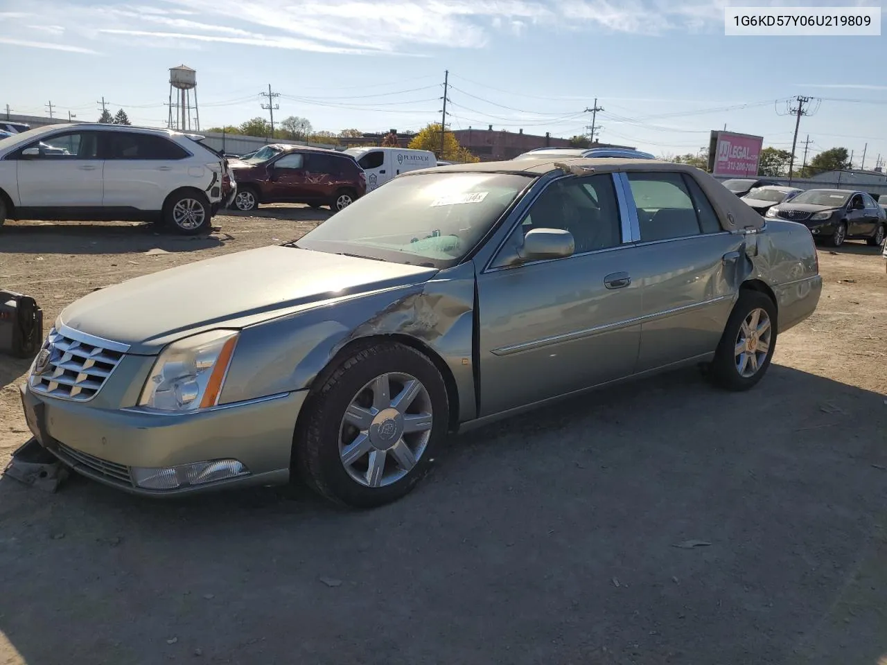 2006 Cadillac Dts VIN: 1G6KD57Y06U219809 Lot: 75928554