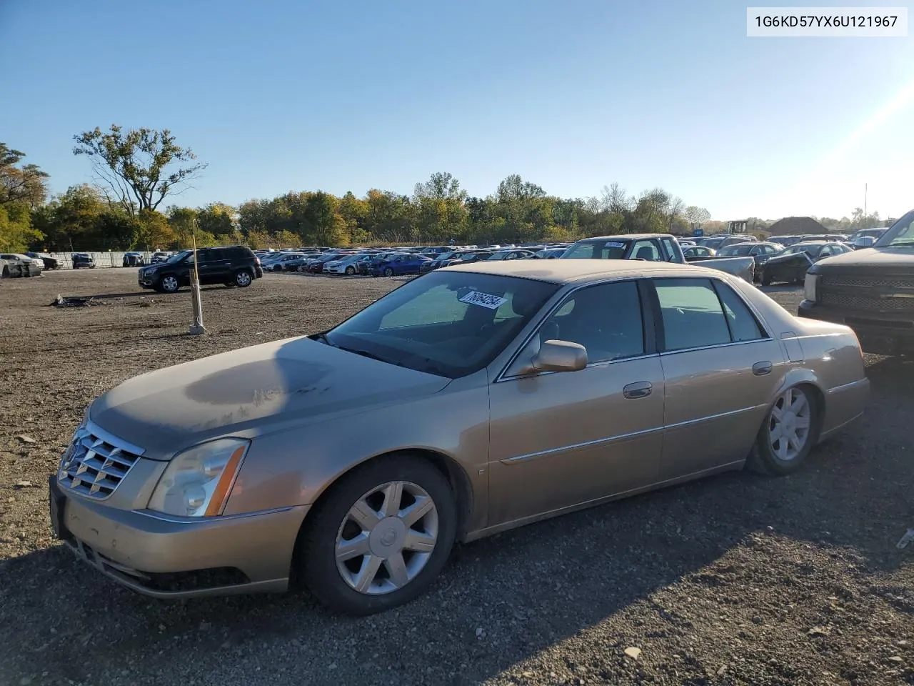 1G6KD57YX6U121967 2006 Cadillac Dts