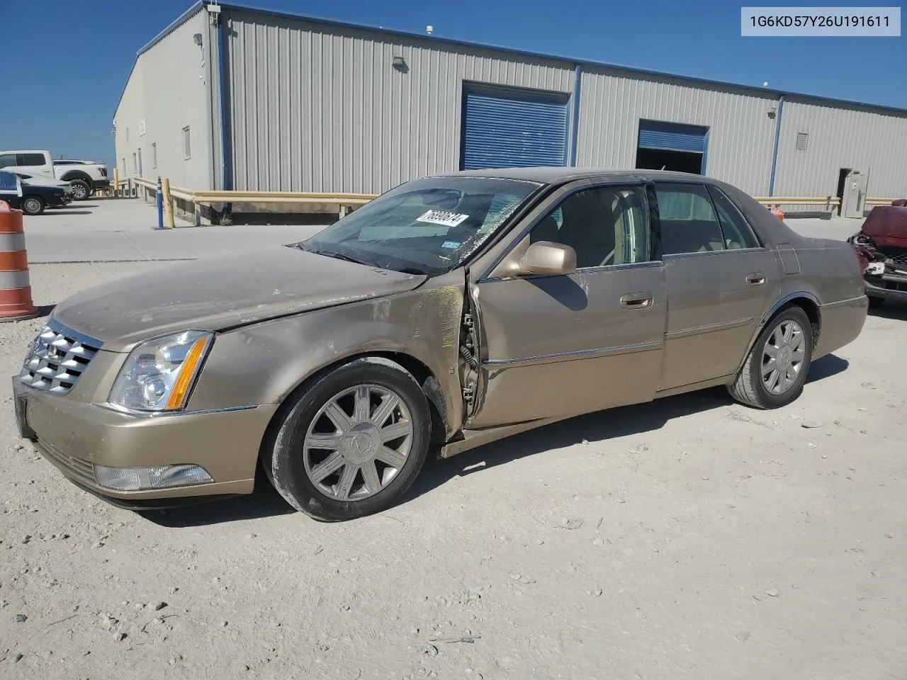 2006 Cadillac Dts VIN: 1G6KD57Y26U191611 Lot: 76890674