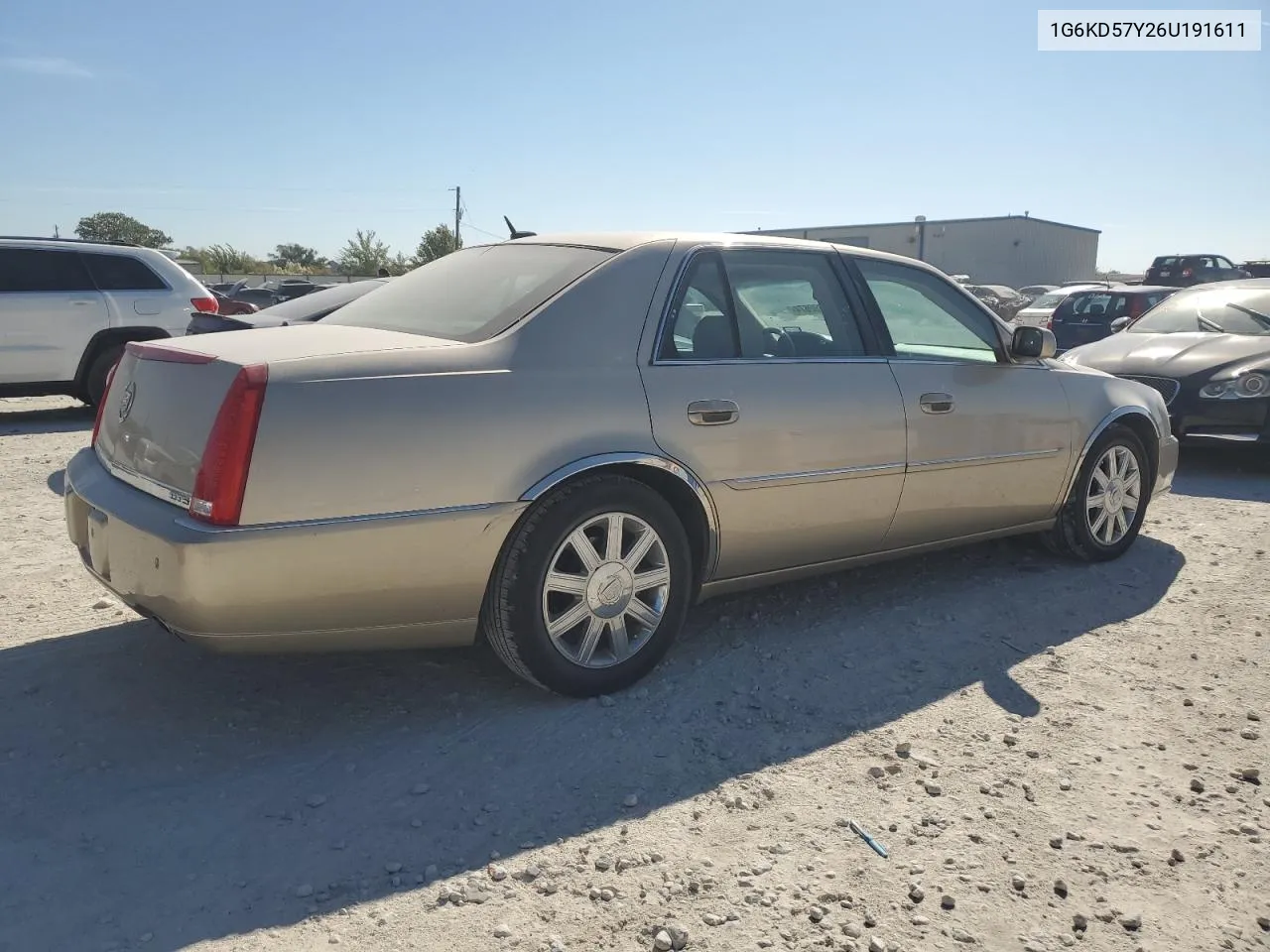 2006 Cadillac Dts VIN: 1G6KD57Y26U191611 Lot: 76890674