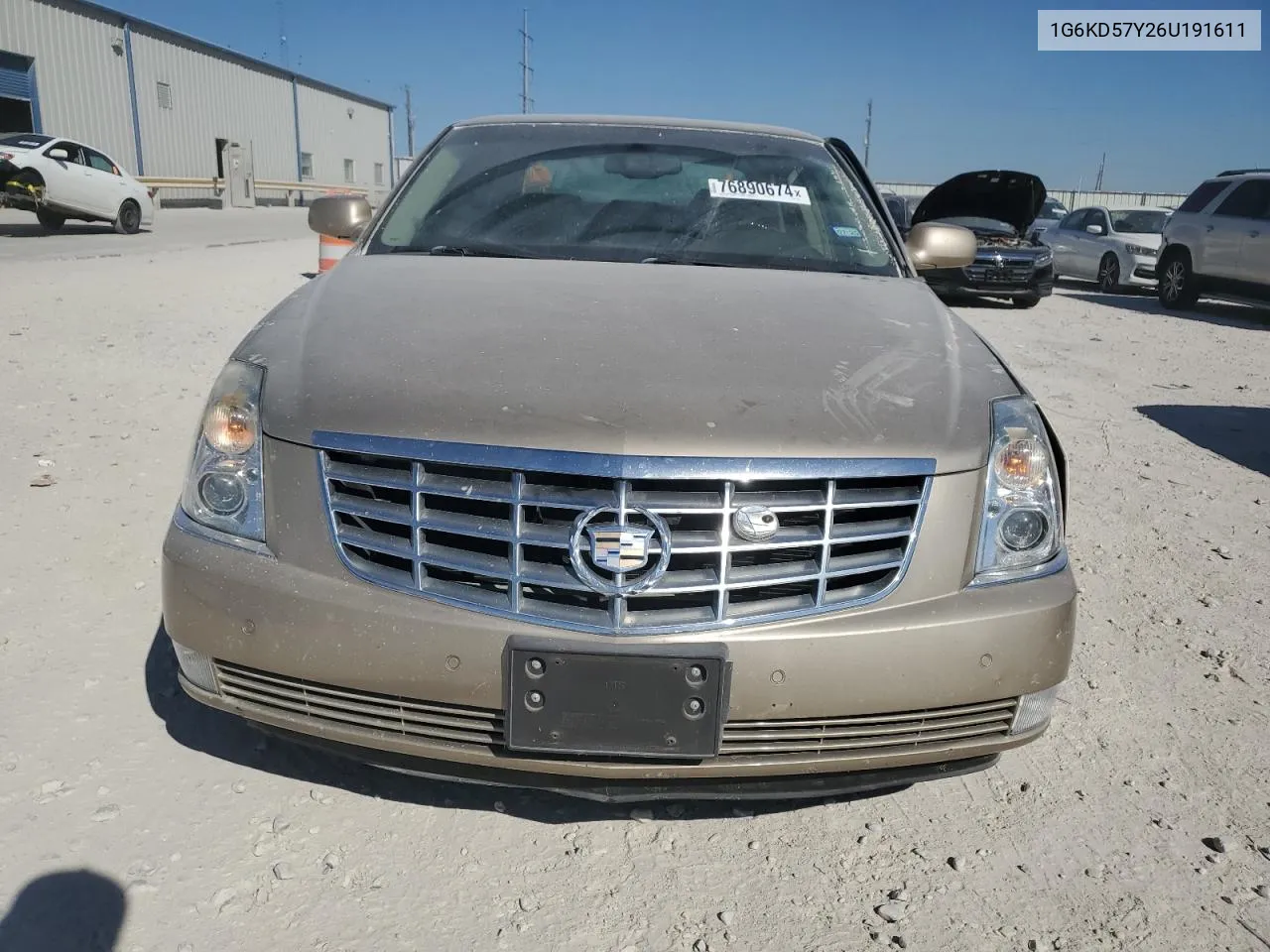 2006 Cadillac Dts VIN: 1G6KD57Y26U191611 Lot: 76890674