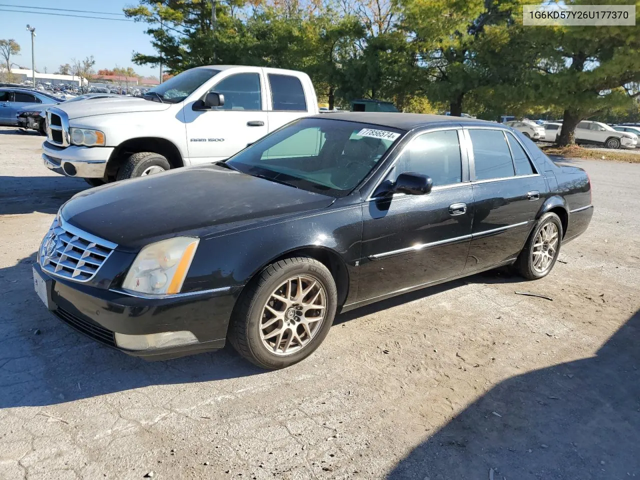 2006 Cadillac Dts VIN: 1G6KD57Y26U177370 Lot: 77856574