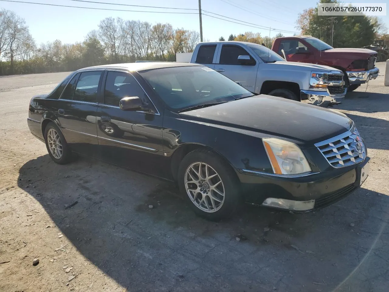 2006 Cadillac Dts VIN: 1G6KD57Y26U177370 Lot: 77856574