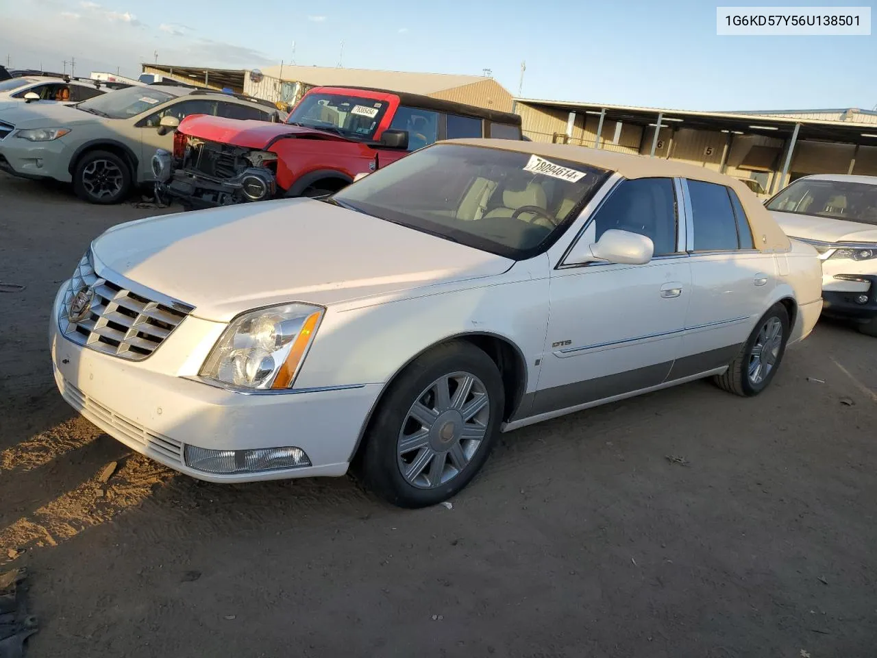 2006 Cadillac Dts VIN: 1G6KD57Y56U138501 Lot: 78094614