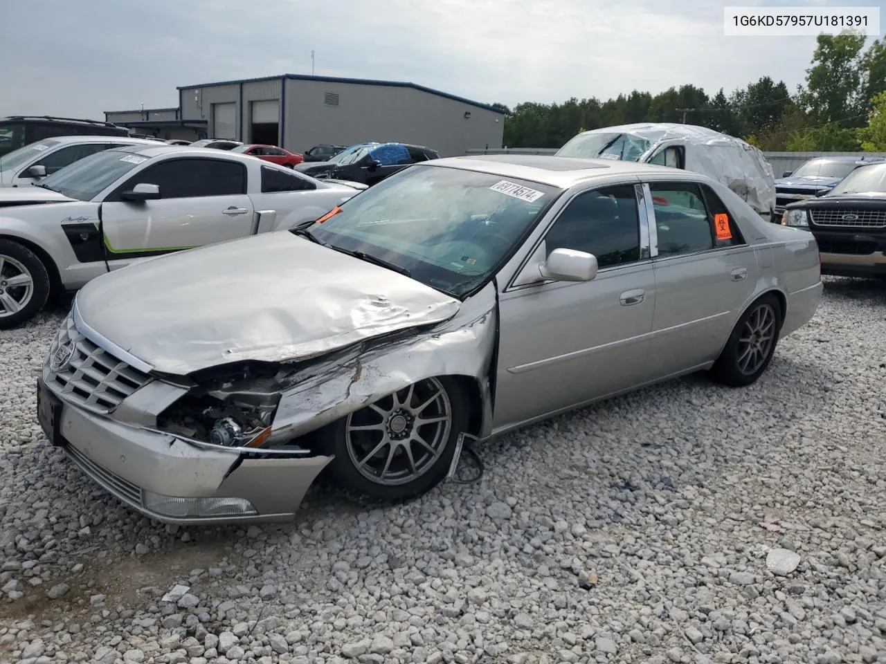 2007 Cadillac Dts VIN: 1G6KD57957U181391 Lot: 69774574