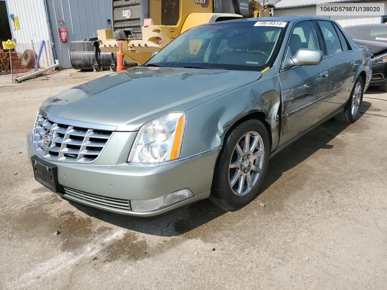 2007 Cadillac Dts VIN: 1G6KD57987U138020 Lot: 70678514