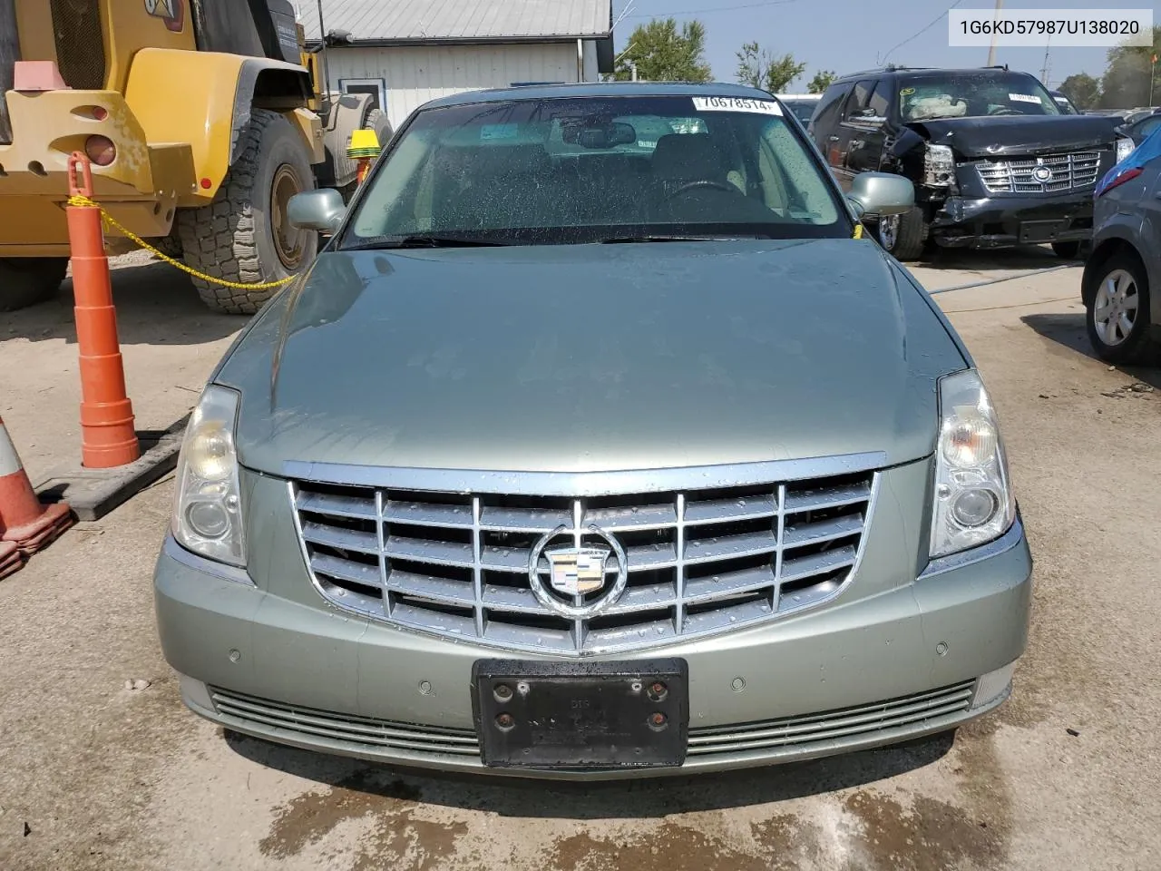 2007 Cadillac Dts VIN: 1G6KD57987U138020 Lot: 70678514