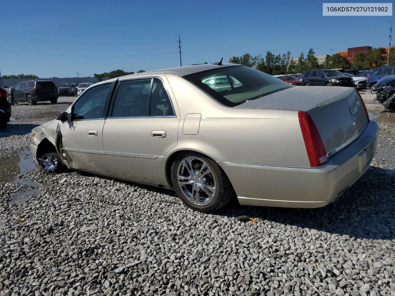 1G6KD57Y27U121902 2007 Cadillac Dts