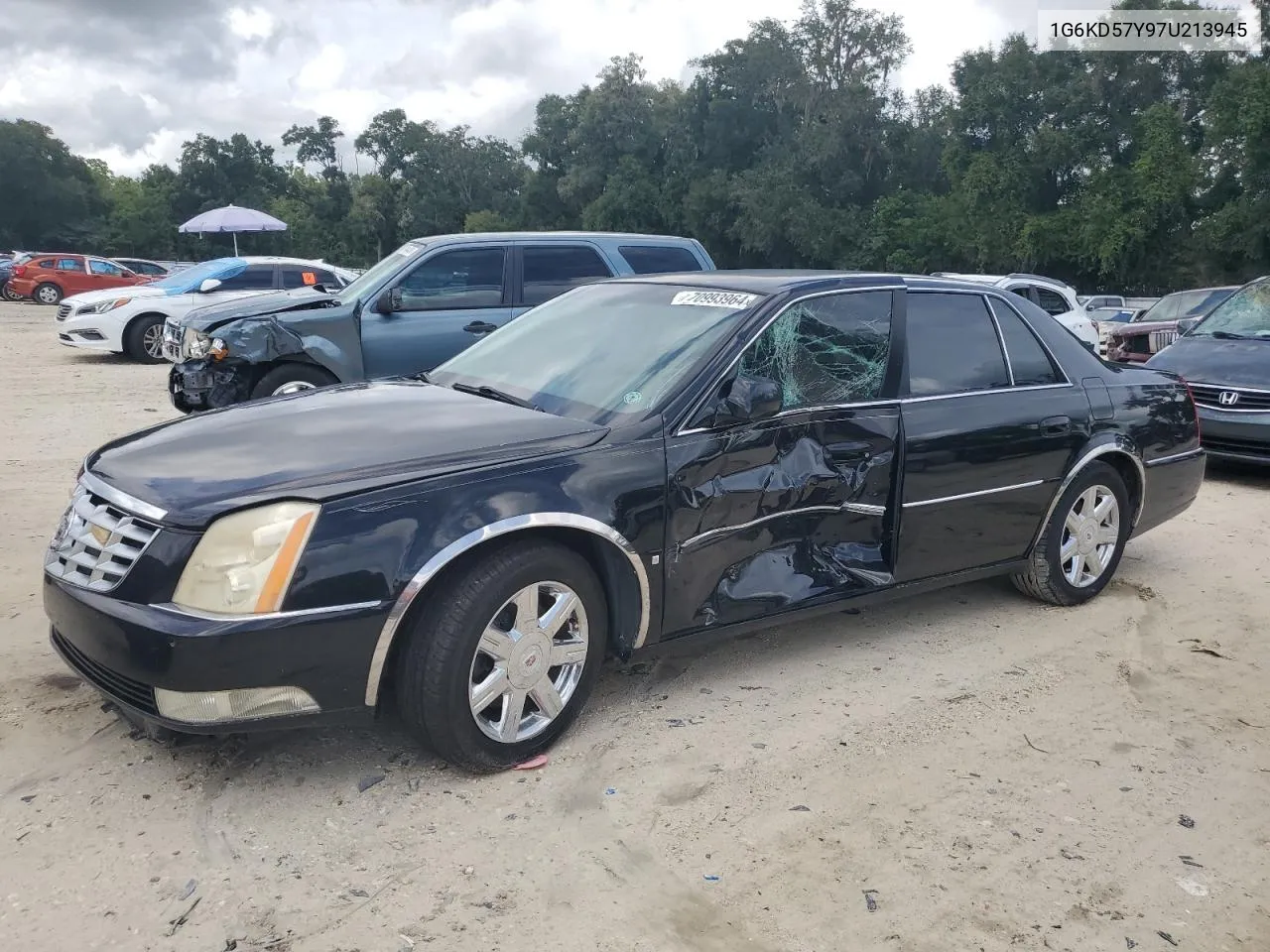 2007 Cadillac Dts VIN: 1G6KD57Y97U213945 Lot: 70993964